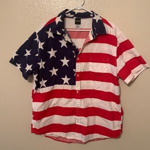 American flag polo